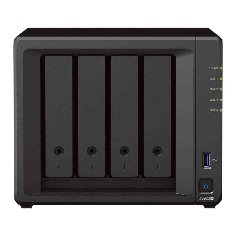 Synology Diskstation DS923+ 4 BAY Desktop NAS 2/5"/3.5" SSD/HDD